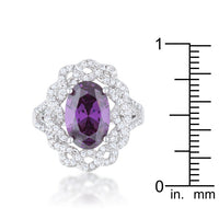 Thumbnail for Amethyst Oval Classic Ring