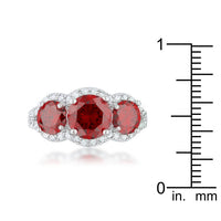 Thumbnail for Garnet Classic Trio Ring