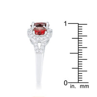 Thumbnail for Garnet Classic Trio Ring
