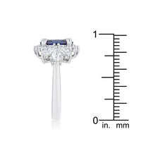 Thumbnail for Krizia 4.2ct Tanzanite CZ Rhodium Classic Ring