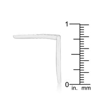 Thumbnail for Michelle 0.2ct CZ Rhodium Delicate V-Shape Ring