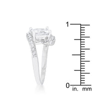 Thumbnail for Caroline 2.3ct CZ Rhodium Statement Ring