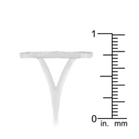 Thumbnail for Nori 0.63ct CZ Rhodium Geometric Contemporary Ring