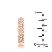 Thumbnail for Clara 1ct CZ Rose Gold Textured Bezel Set Eternity Ring