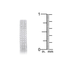 Thumbnail for Chare 1.3ct CZ Rhodium Classic Band Ring