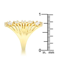 Thumbnail for Natalie 2.15ct CZ 14k Gold Contemporary Cocktail Ring