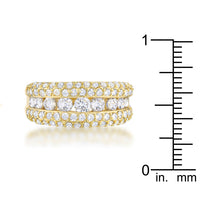 Thumbnail for Luna 1.1ct CZ 14k Gold Classic Band Ring