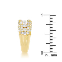 Thumbnail for Luna 1.1ct CZ 14k Gold Classic Band Ring