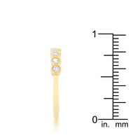 Thumbnail for Bea 0.27ct CZ 14k Gold Delicate Band
