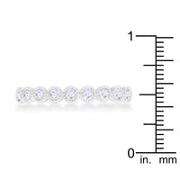Thumbnail for Bea 0.27ct CZ Rhodium Delicate Band