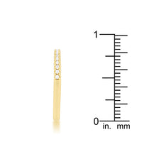 Thumbnail for Rina 0.11ct CZ 14k Gold Delicate Band Ring