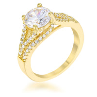 Thumbnail for Irine 2.3ct CZ 14k Gold Classic Ring