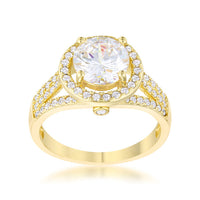 Thumbnail for Marylin 2.5ct CZ 14k Gold Classic Ring
