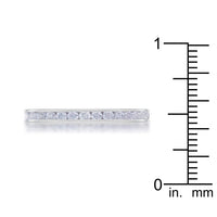 Thumbnail for Teresa 0.5ct Light Lavender CZ Stainless Steel Eternity Band