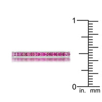 Thumbnail for Teresa 0.5ct Garnet CZ Stainless Steel Eternity Band