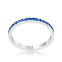 Thumbnail for Teresa 0.5ct Sapphire CZ Stainless Steel Eternity Band