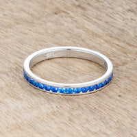 Thumbnail for Teresa 0.5ct Sapphire CZ Stainless Steel Eternity Band