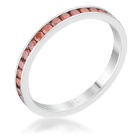 Thumbnail for Teresa 0.5ct Dark Champagne CZ Stainless Steel Eternity Band