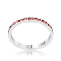 Thumbnail for Teresa 0.5ct Dark Champagne CZ Stainless Steel Eternity Band