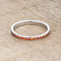 Thumbnail for Teresa 0.5ct Dark Champagne CZ Stainless Steel Eternity Band