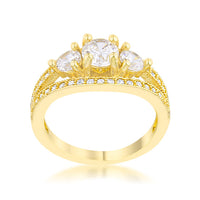 Thumbnail for Geneviere 1.45ct CZ 14k Gold Classic Ring
