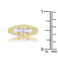 Thumbnail for Geneviere 1.45ct CZ 14k Gold Classic Ring
