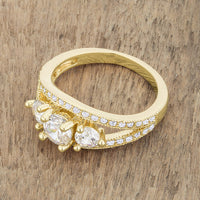 Thumbnail for Geneviere 1.45ct CZ 14k Gold Classic Ring