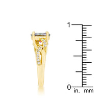Thumbnail for The Tesoro 2 Two Carat Mystic CZ 14k Gold Classic Oval Ring