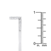 Thumbnail for Star 0.25ct CZ Rhodium Simple Holiday Charm Band Ring