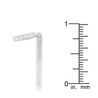 Thumbnail for Christmas Tree 0.3ct CZ Rhodium Holiday Charm Ring