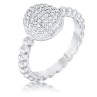 Thumbnail for Stunning CZ Rhodium Ring