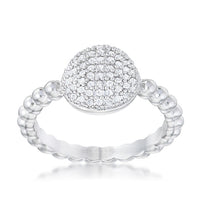 Thumbnail for Stunning CZ Rhodium Ring