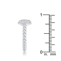 Thumbnail for Stunning CZ Rhodium Ring