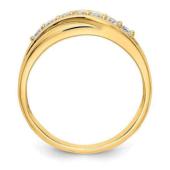 14karat Lab Grown Diamond SI1/SI2, G H I, Men's Band