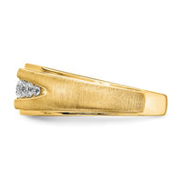 Thumbnail for 10-karat Lab Grown Diamond Ring RD: 2- .06, 1-.125 2- .0225 2-.1 Dia:LG