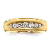 Thumbnail for 10-karat Lab Grown Diamond Ring RD: 2- .06, 1-.125 2- .0225 2-.1 Dia:LG