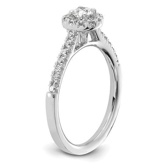 14kw Lab Grown Diamond SI1/SI2, G H I, Complete Engagement Ring