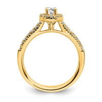 Thumbnail for 14-Karat Yellow Gold Lab Grown Diamond SI1/SI2, G H I, Complete Engagement Ring