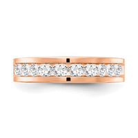 Thumbnail for 10-karat Gents 10-Stone Lab Grown Diamond SI+, H+, Channel Band