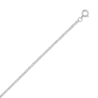 Thumbnail for Rhodium Plated Cable Pendant Chain (1.9mm)