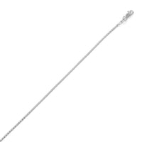Thumbnail for Rhodium Plated Popcorn Chain (1.5mm)