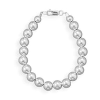 Thumbnail for 8mm Sterling Silver Bead Strand