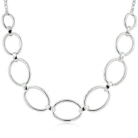 Thumbnail for Contemporary Oval Link Necklace
