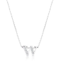Thumbnail for Pave Initial W Pendant