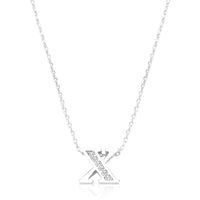 Thumbnail for Pave Initial X Pendant