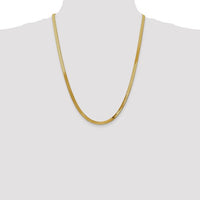 Thumbnail for 14karat 4mm Silky Herringbone Chain