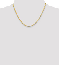 Thumbnail for Ladies Herringbone Necklace Yellow Gold