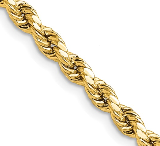 22 Inch Semi-Solid 4mm Rope Chain