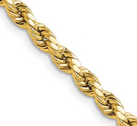 Thumbnail for 22 Inch Semi-Solid 4mm Rope Chain