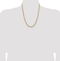 Thumbnail for 22 Inch Semi-Solid 4mm Rope Chain